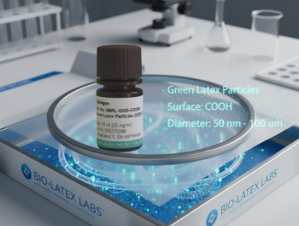 [ABGL-2000-NH2] Green Latex Particles, 20 um-NH2
